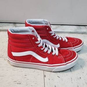 Red High Top Vans
